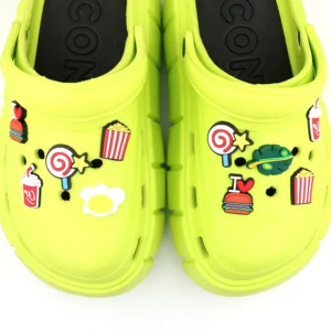 1 Pc Shoe Accessories Charms Fast Food Pvc Shoe Decorations Pins Lollipop Ornament Adults and Children Holiday Gifts