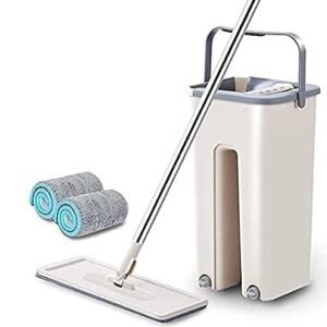 Microfiber Flat Mop With Bucket